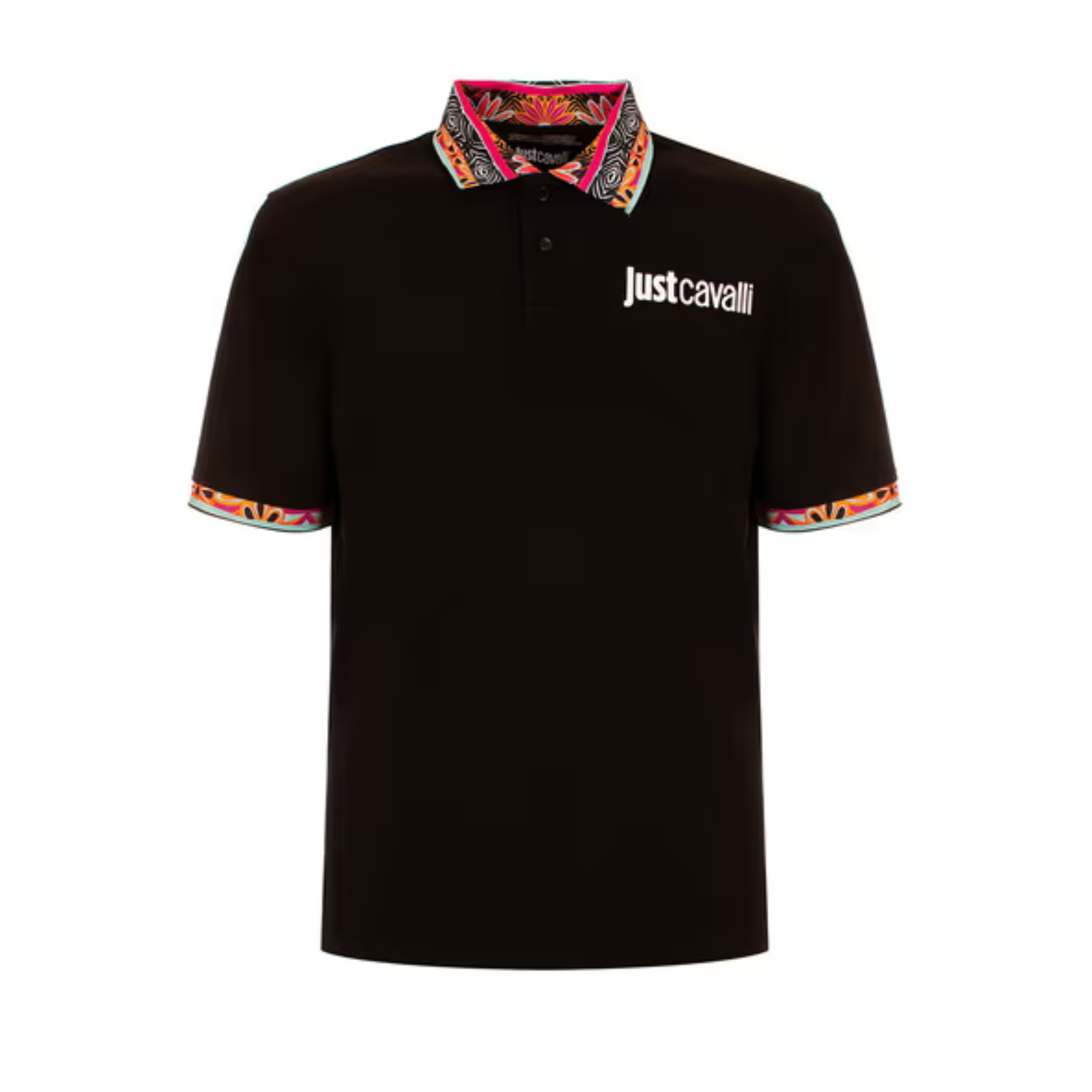 JUST CAVALLI Solid Slim Fit Polo T-shirt