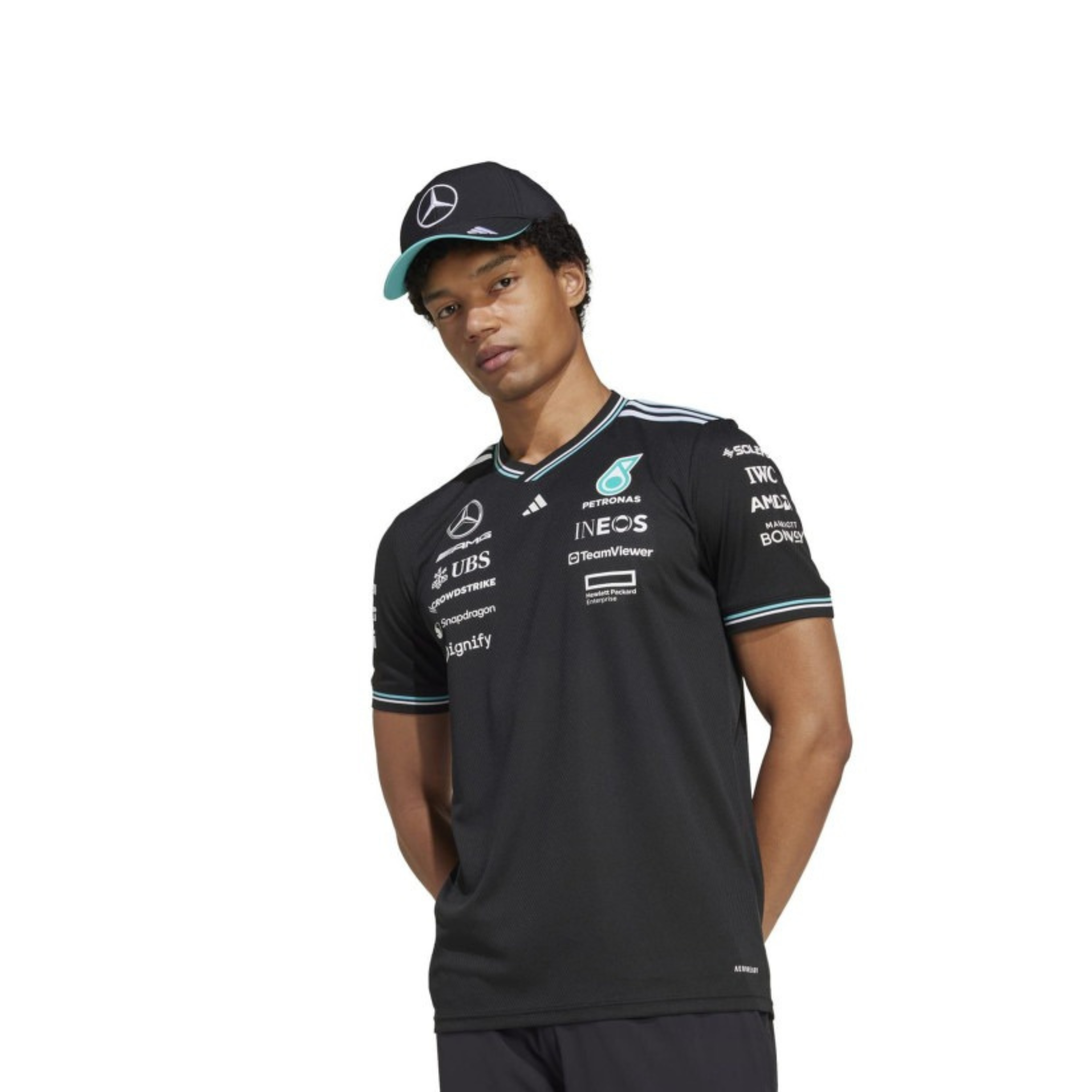 ADIDAS FB Knit TT Printed Slim Fit Short Sleeve T-Shirt