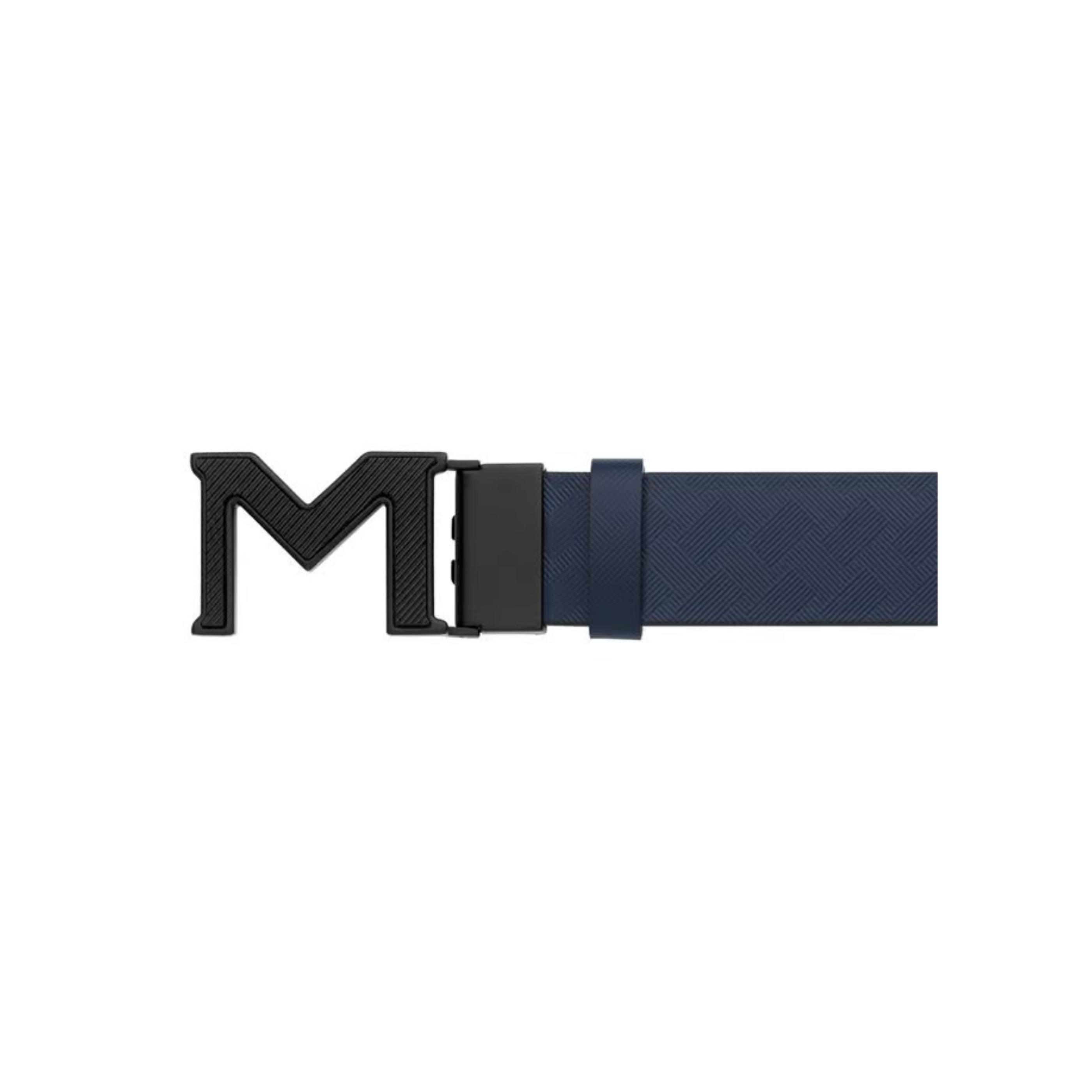 Montblanc Blue & Black Extreme 3.0 Textured Leather Reversible Belt