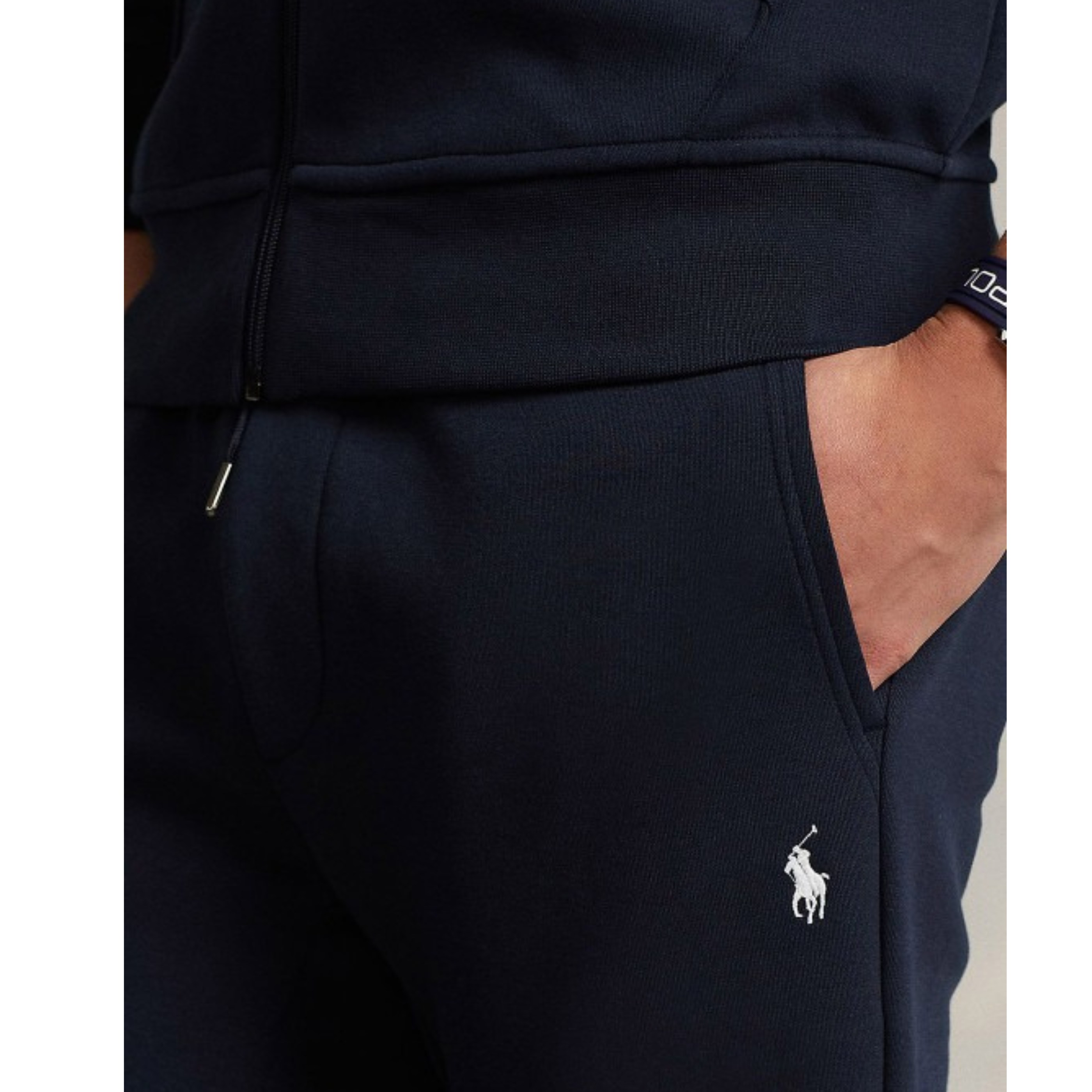 Polo Ralph Lauren Men Double-Knit High Rise Linen Cotton Joggers