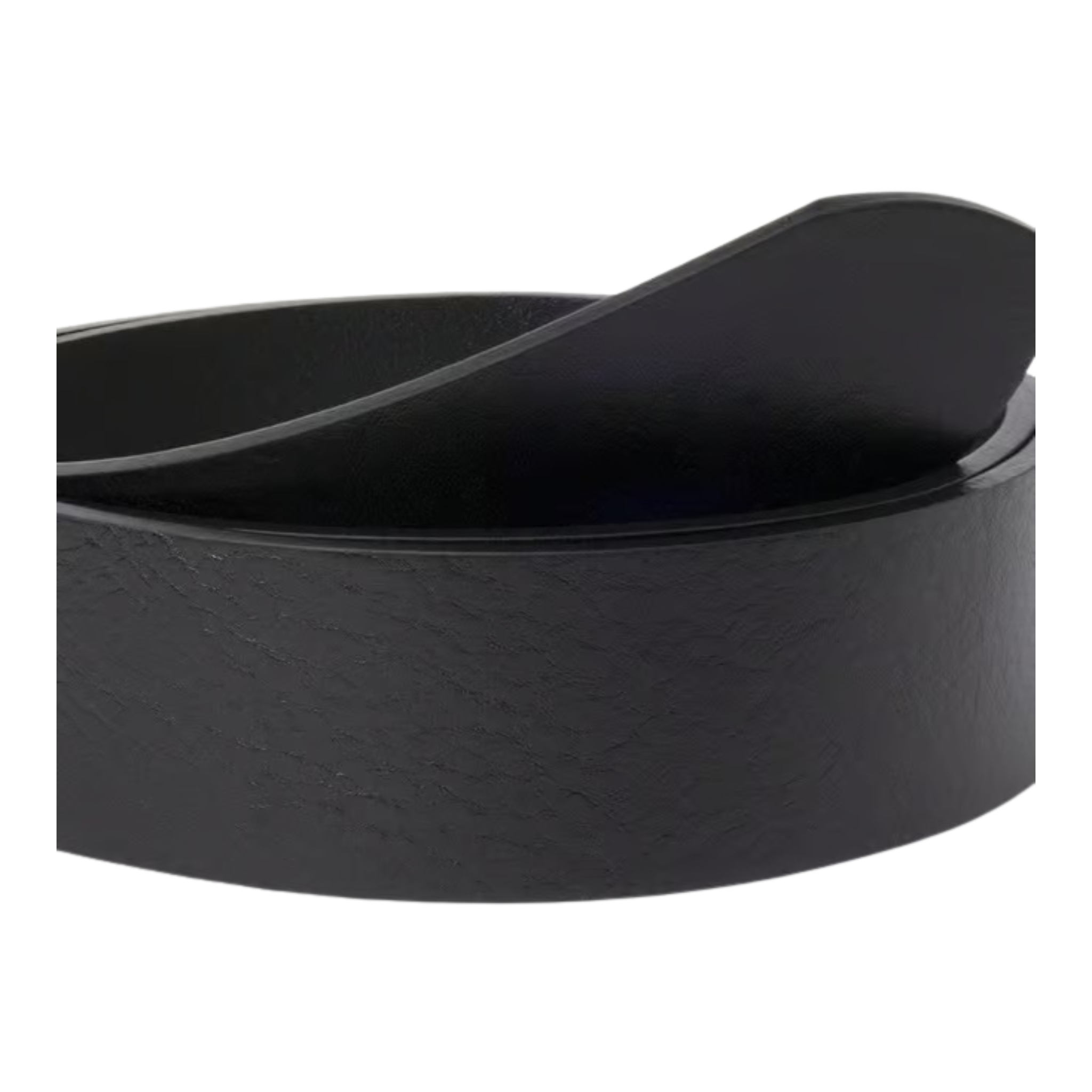 Hackett London Black Casual H Keeper Leather Belt
