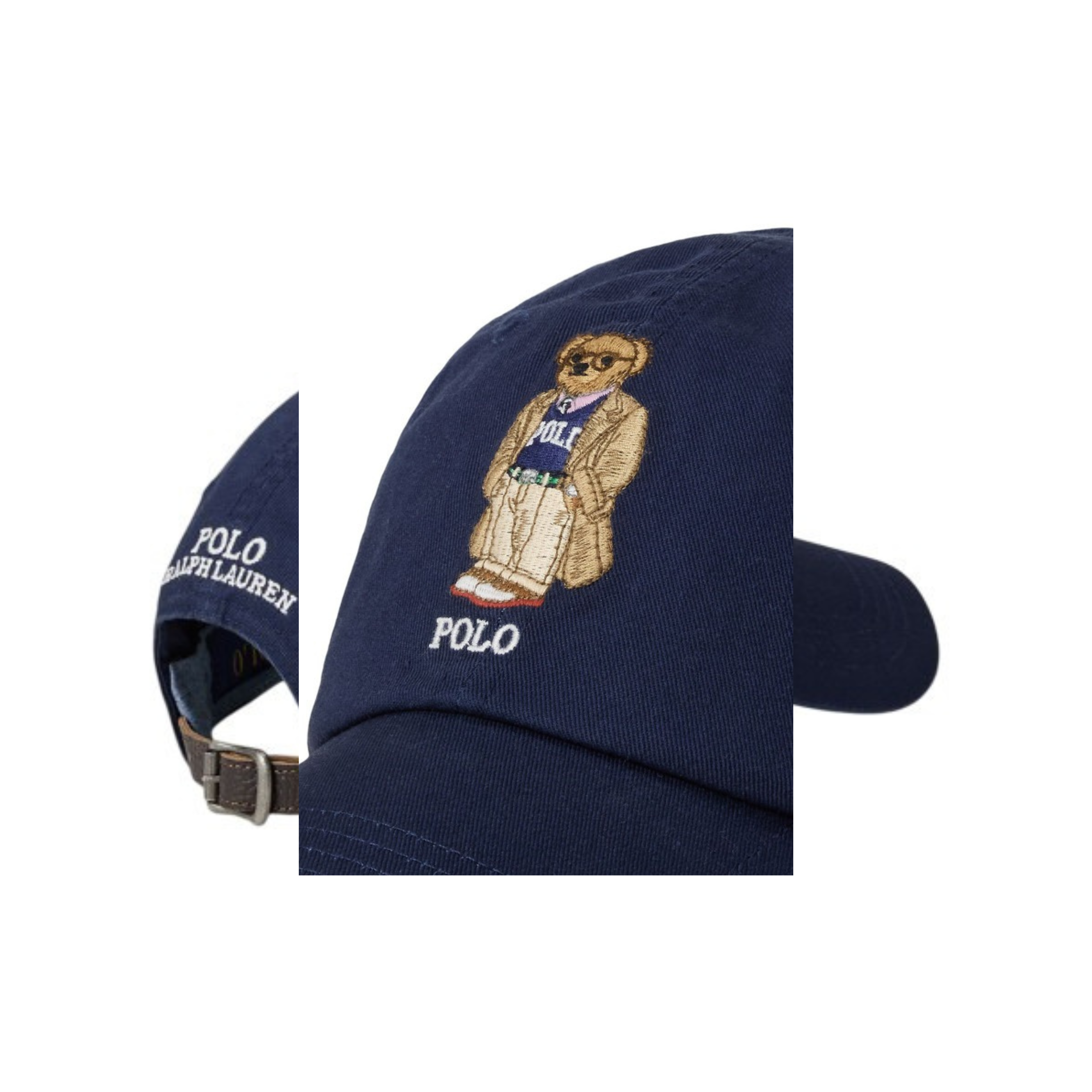 Polo Ralph Lauren Polo Bear Embroidered Twill Ball Pure Cotton Baseball Cap