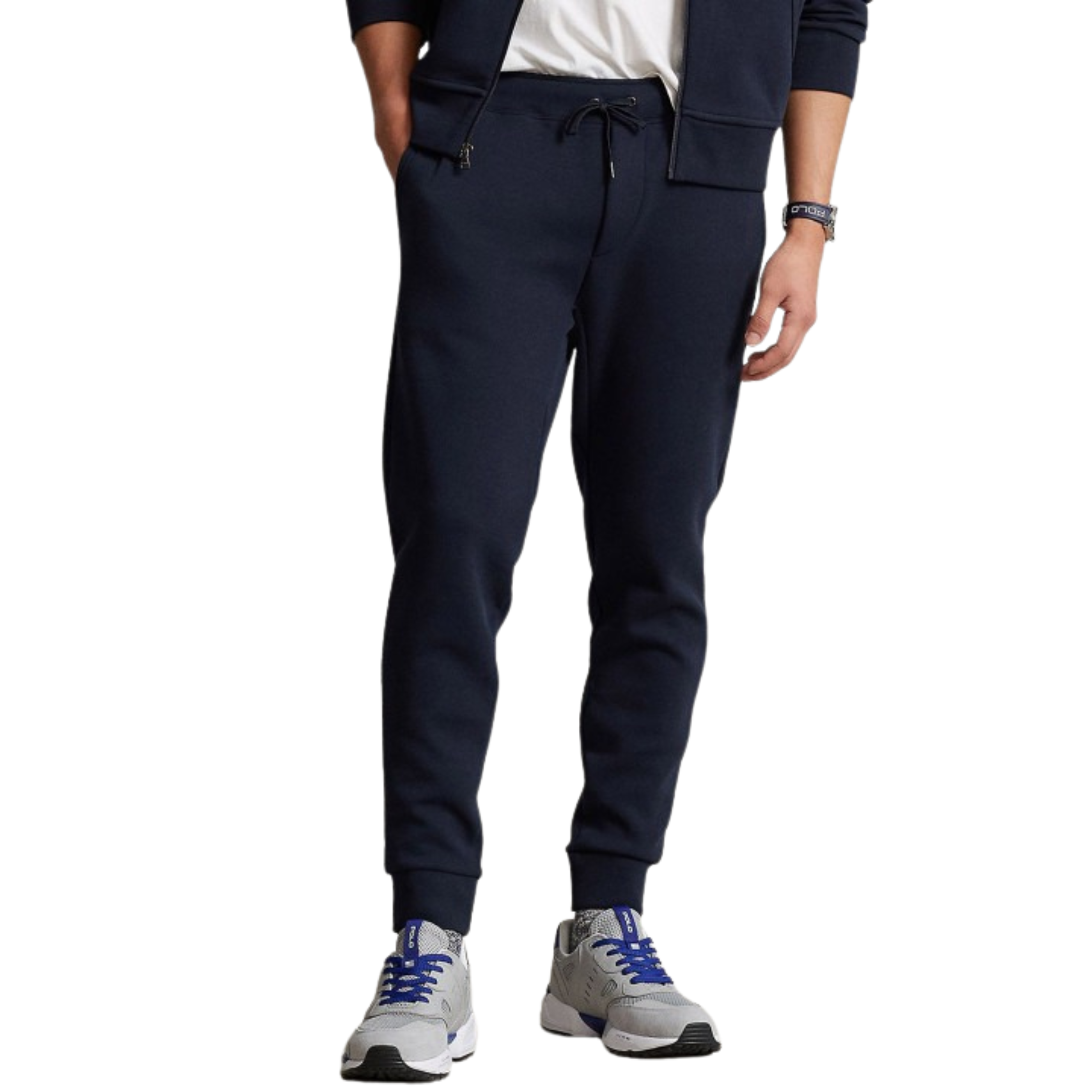 Polo Ralph Lauren Men Double-Knit High Rise Linen Cotton Joggers