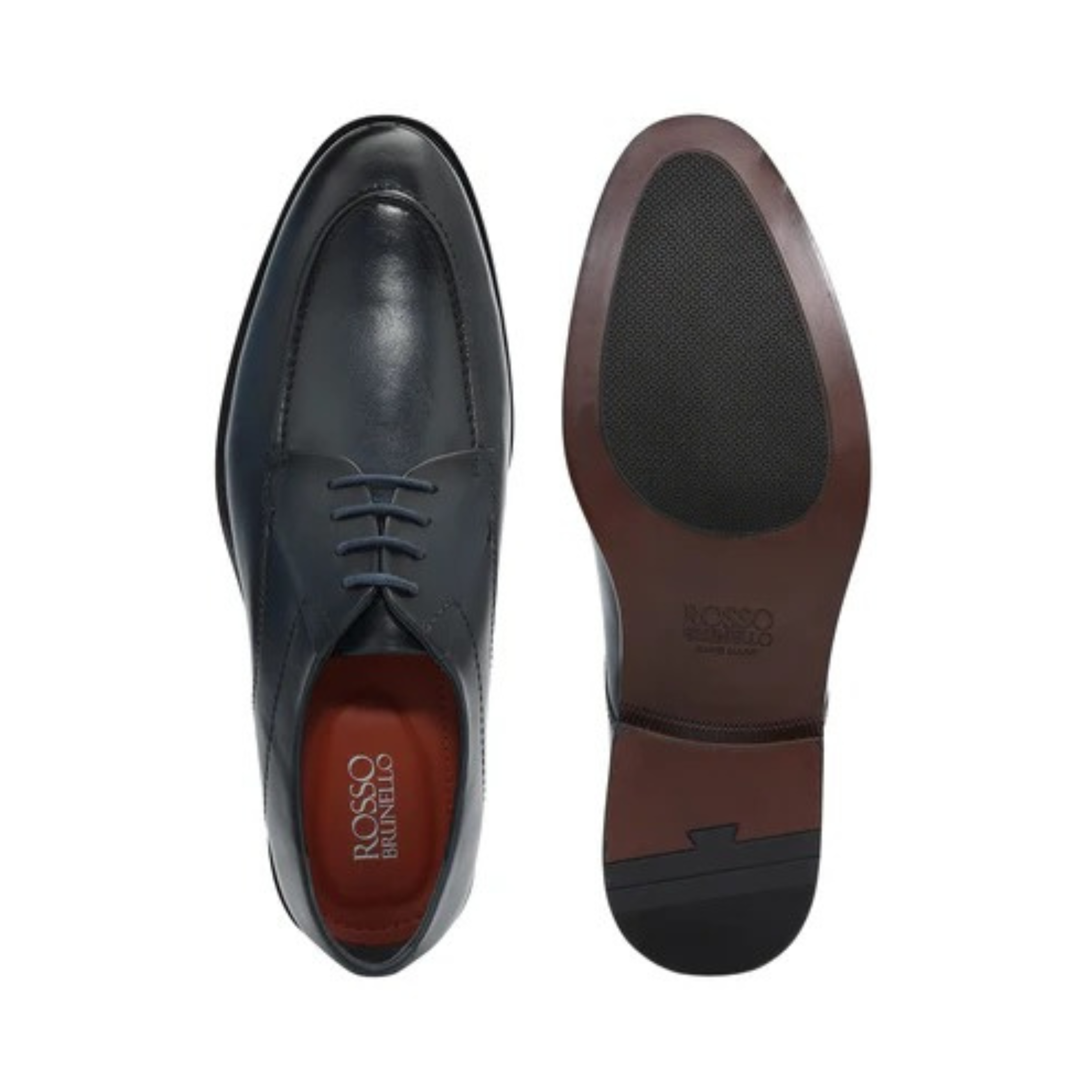 RUSOO BRUNELLO men's black formal lace up